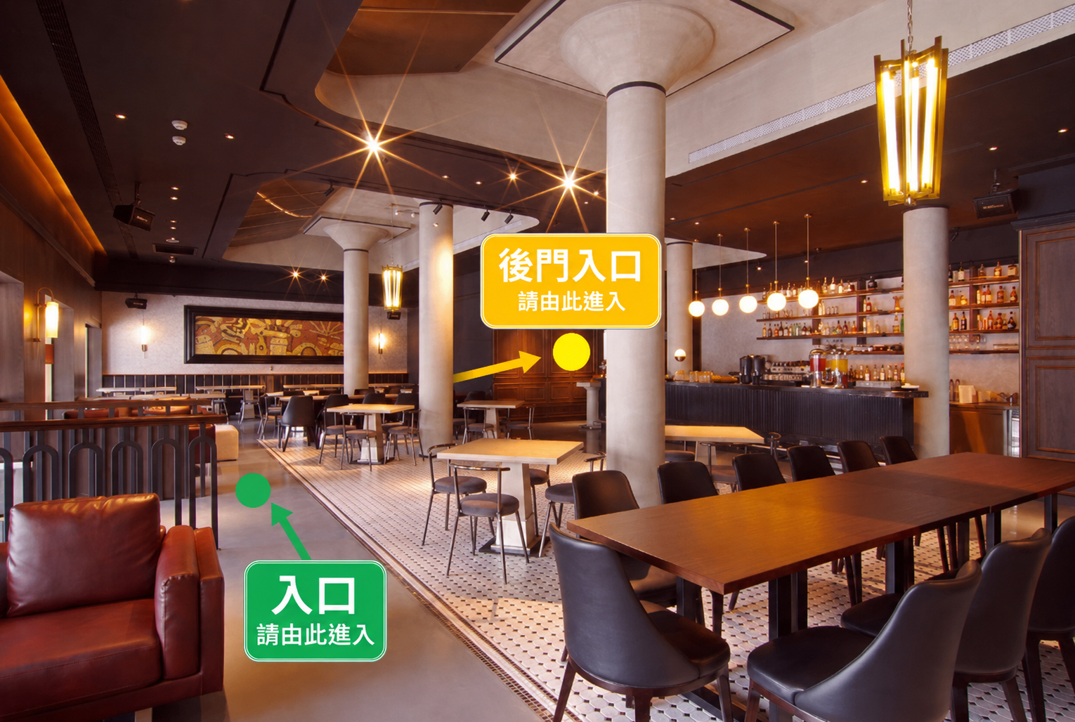 前夜派對空間示意圖
